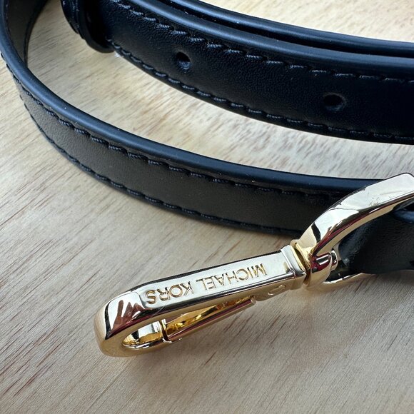 Michael Kors Small Black Pebbled Leather Kris Satchel - Picture 10 of 16